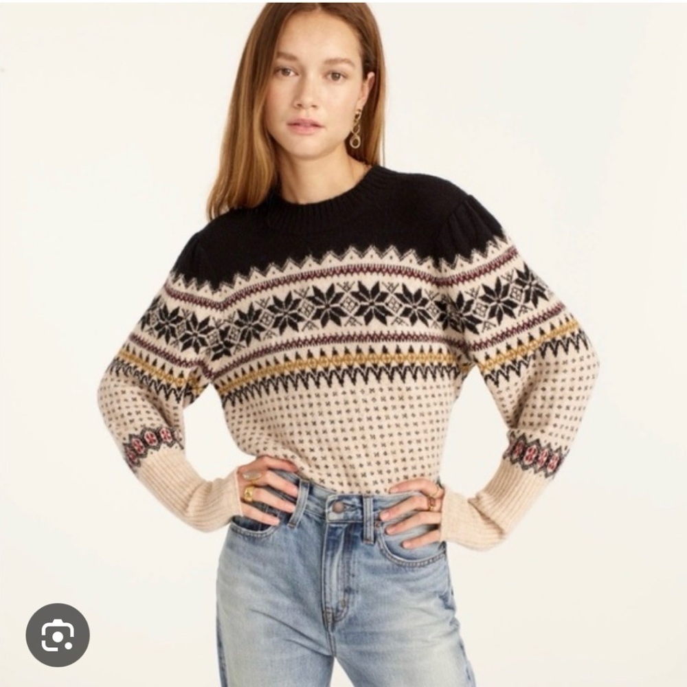 J. Crew Women's Fair Isle Sweater